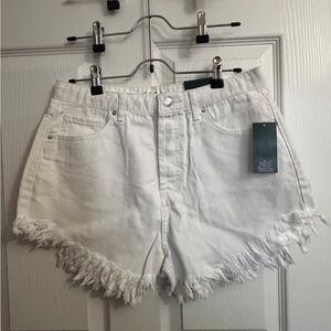 Wild Fable White Frayed Jean Shorts